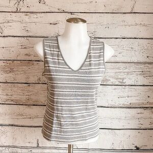 GAP Gray Fitted Tank Top